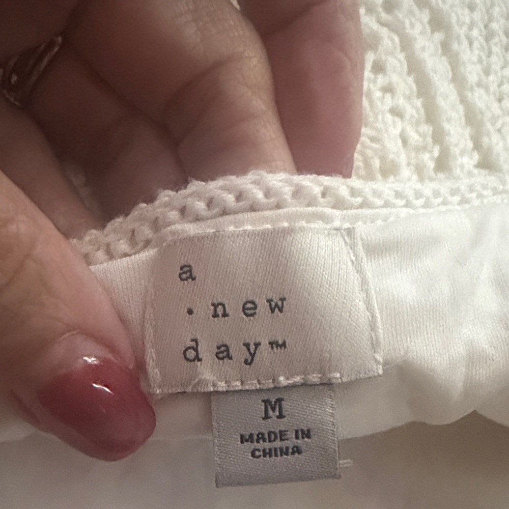 Cream Crochet Slip Dress - Picture 6 of 13